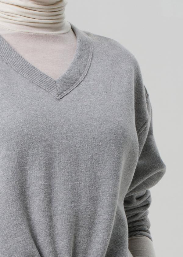 Gold Sign Vernata Pullover In Heather Grey