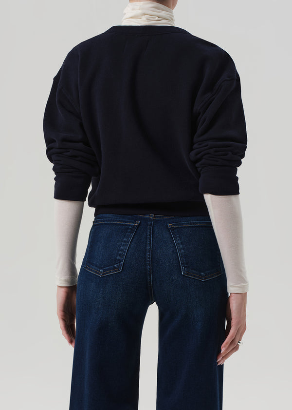 Gold Sign Vernata Pullover In Navy