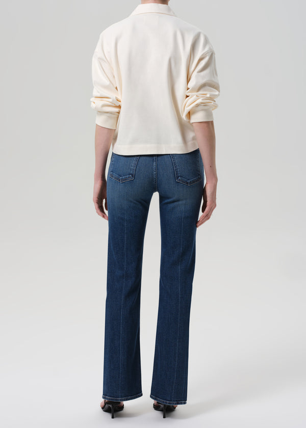 Gold Sign Vidia Mid Rise Boot In Abalone