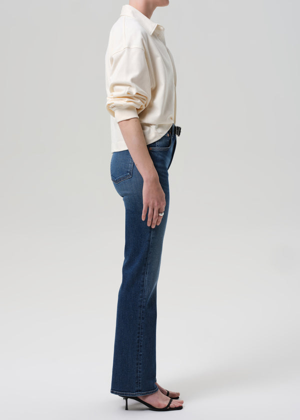 Gold Sign Vidia Mid Rise Boot In Abalone