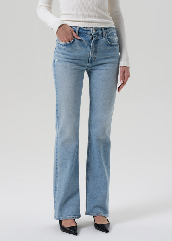 Gold Sign Vidia Mid Rise Boot In Bellweather