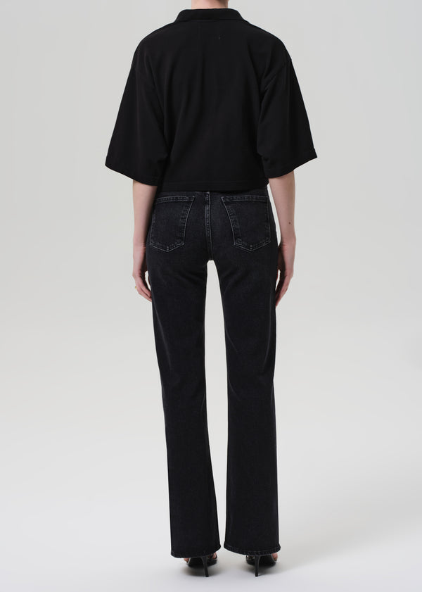 Gold Sign Vidia Mid Rise Boot In Stormy