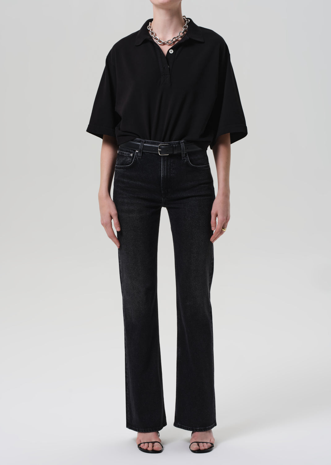 gold sign Vidia Mid Rise Boot In Stormy