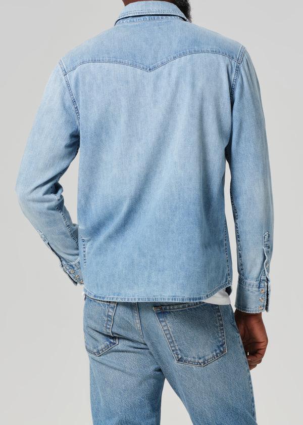 Gold Sign Western Shirt In Oren