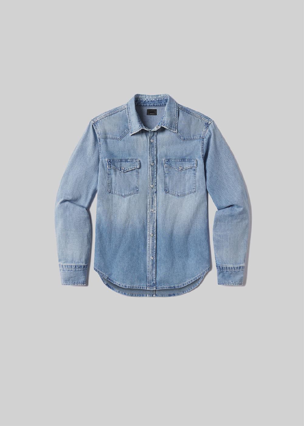 gold sign Western Shirt In Oren