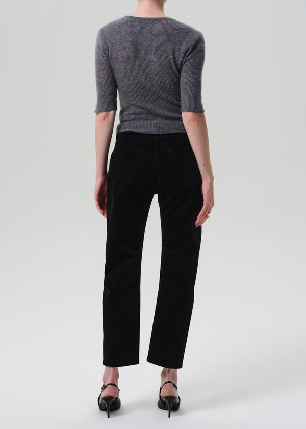 Gold Sign Winslow Boyfriend Corduroy In Black