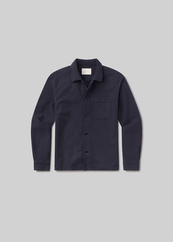Gold Sign Work Shirt In Navy