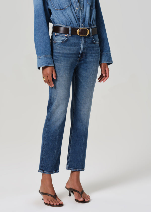 Gold Sign Zurie Ankle In Abalone