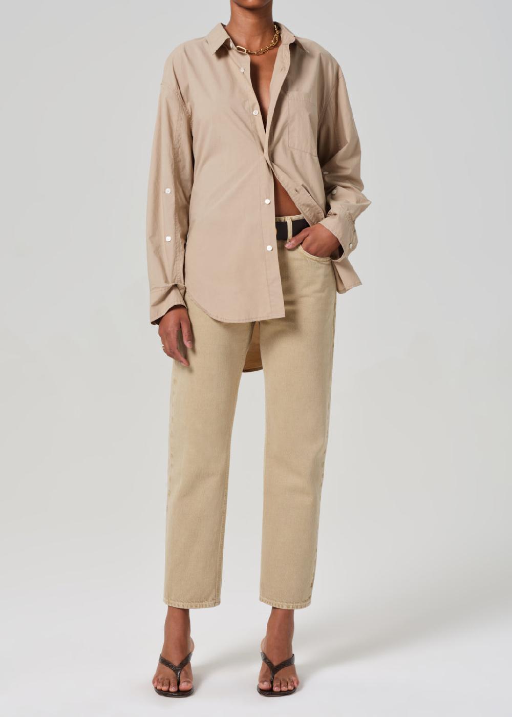 gold sign Zurie Ankle In Hempseed