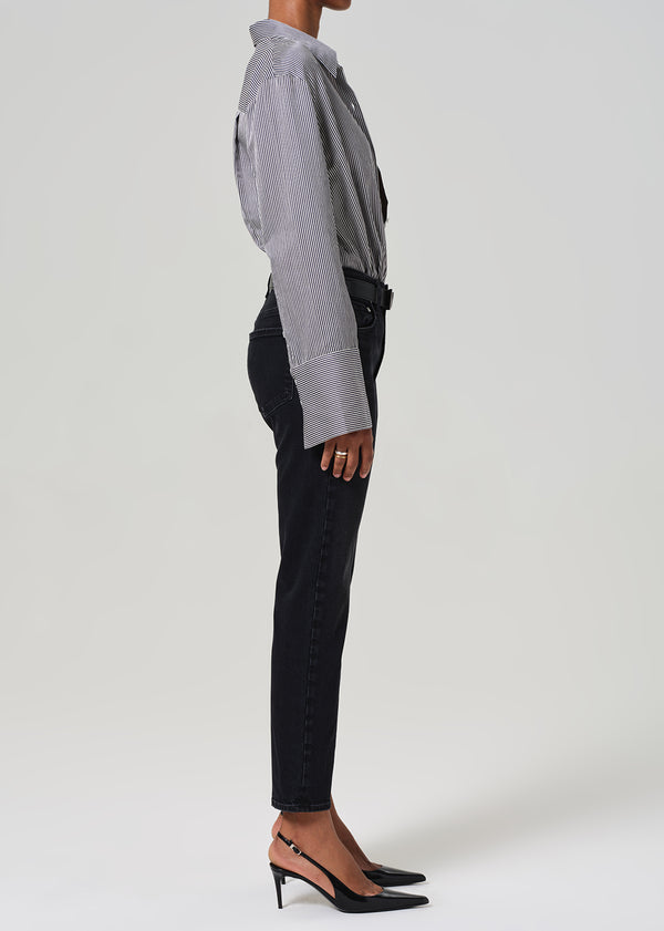 Gold Sign Zurie Ankle In Peppercorn