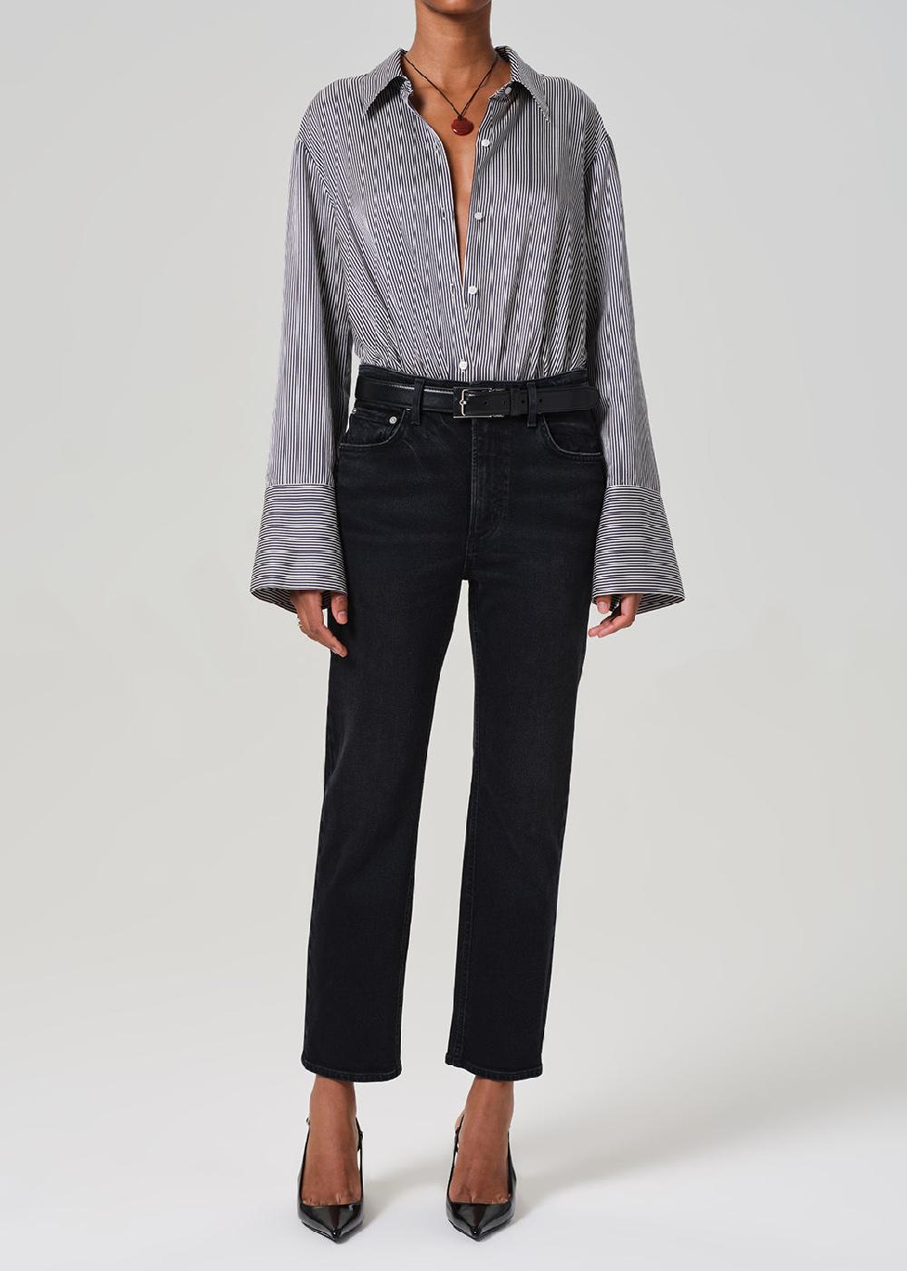 gold sign Zurie Ankle In Peppercorn