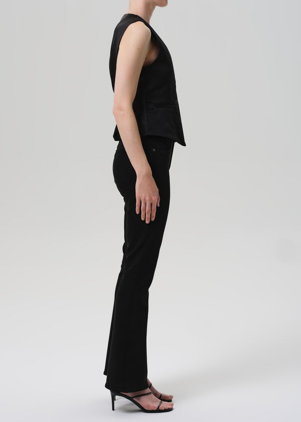 Gold Sign Lilah High Rise Bootcut 32.5" In Plush Black