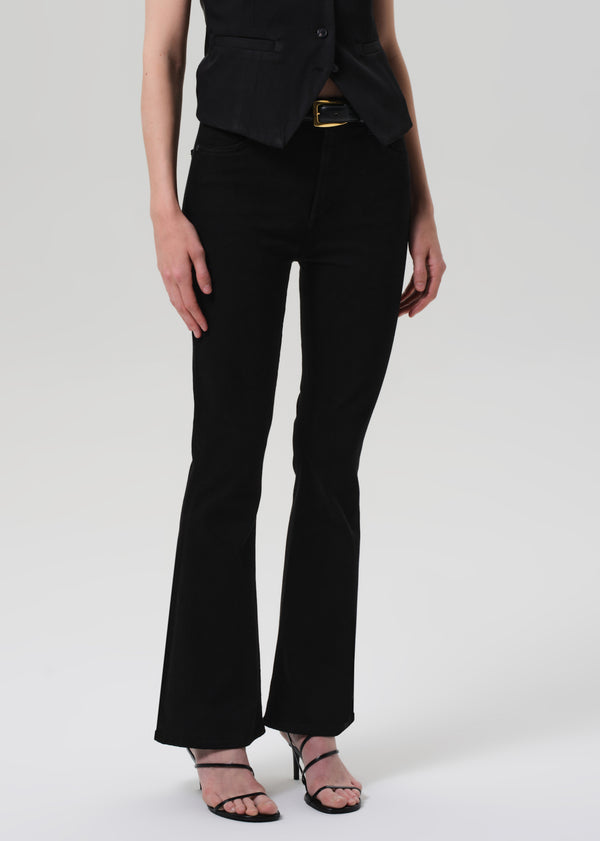 Gold Sign Lilah High Rise Bootcut 32.5" In Plush Black