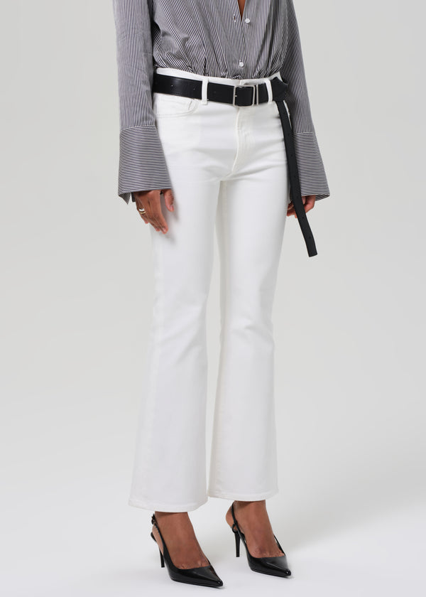 Gold Sign Lilah High Rise Bootcut 32.5" In Soft White