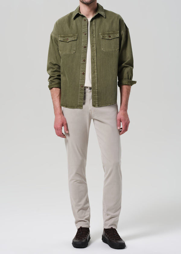 Gold Sign London Tapered Slim Brushed Sateen In Caraway