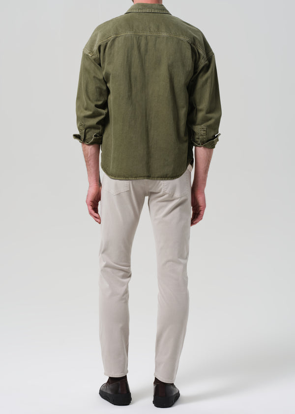 Gold Sign London Tapered Slim Brushed Sateen In Caraway