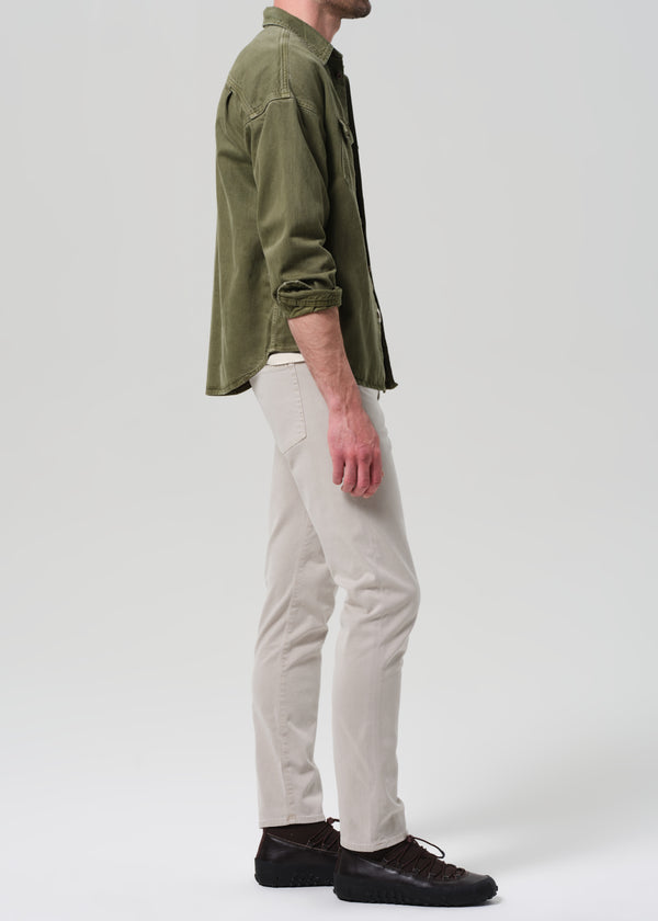 Gold Sign London Tapered Slim Brushed Sateen In Caraway