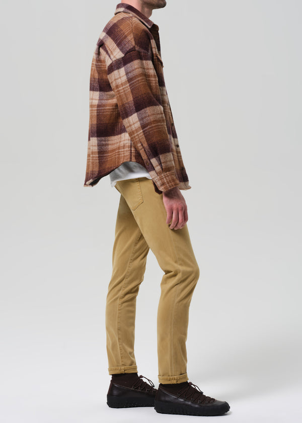 Gold Sign London Tapered Slim Brushed Sateen In Heirloom