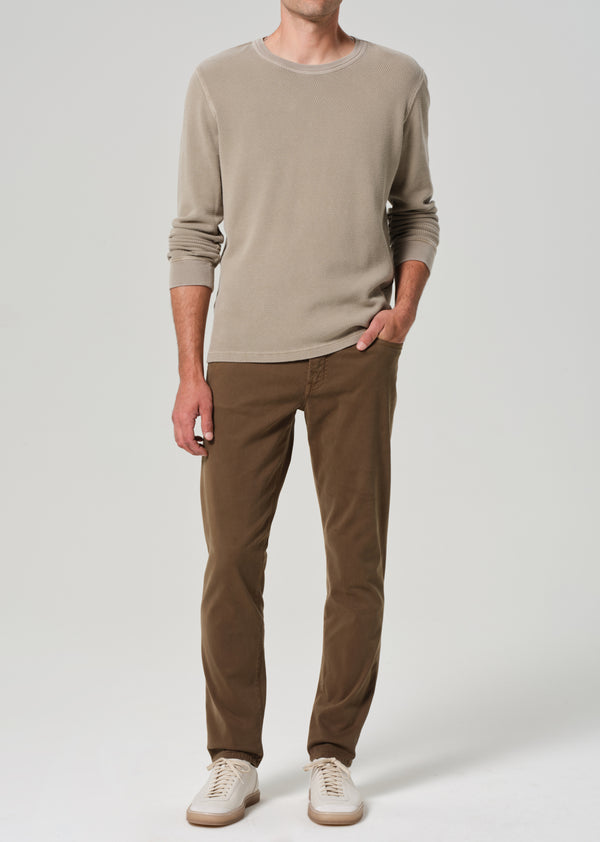 Gold Sign London Tapered Slim Brushed Sateen In Los Alivos