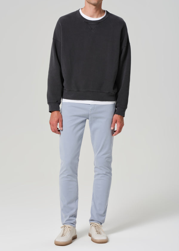 Gold Sign London Tapered Slim Brushed Sateen In Seagull