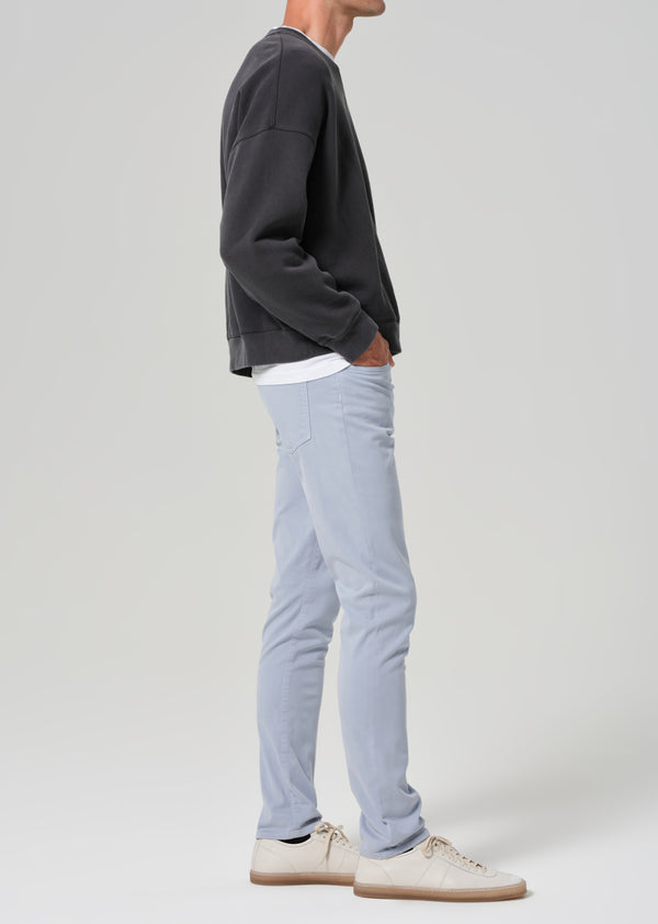 Gold Sign London Tapered Slim Brushed Sateen In Seagull