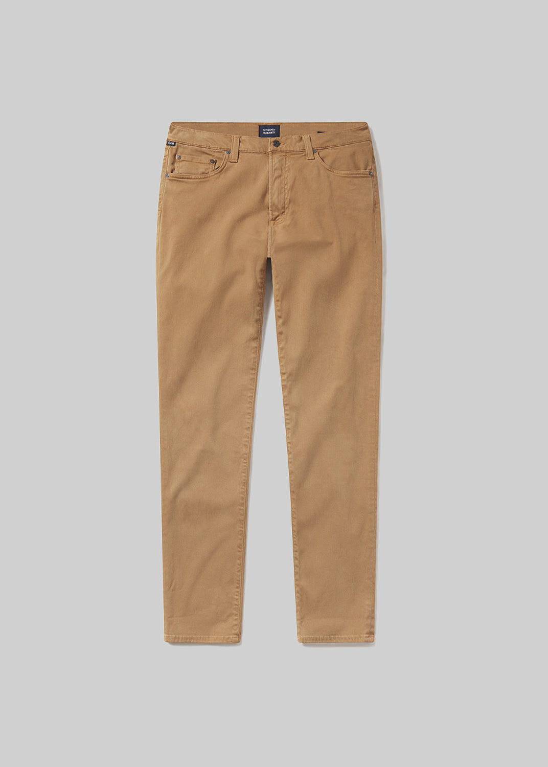 gold sign London Tapered Slim Brushed Sateen In Tonnarelli