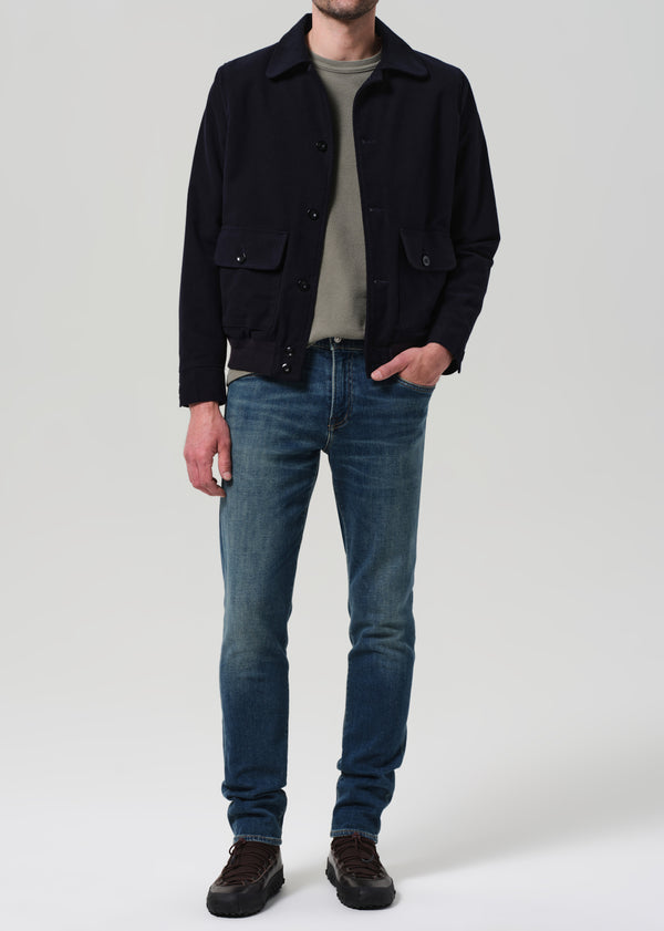 Gold Sign London Tapered Slim Cashmere Denim In Cyrus