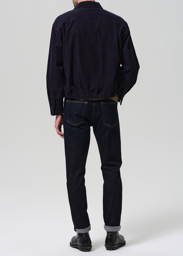Gold Sign London Tapered Slim Cashmere Denim In Falcon