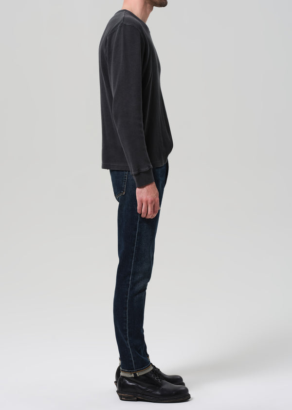 Gold Sign London Tapered Slim Cashmere Denim In Prospect