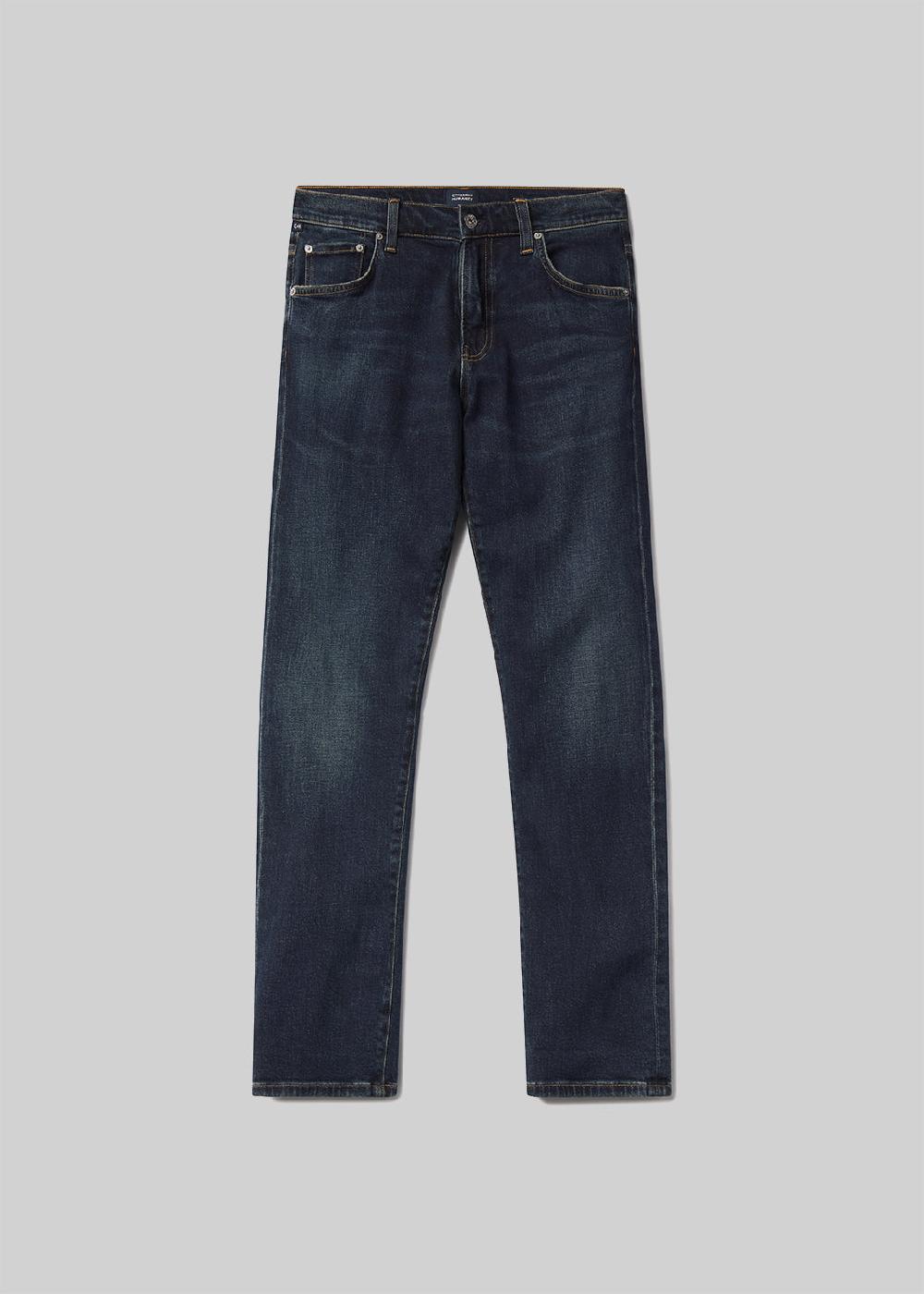 gold sign London Tapered Slim Cashmere Denim In Prospect