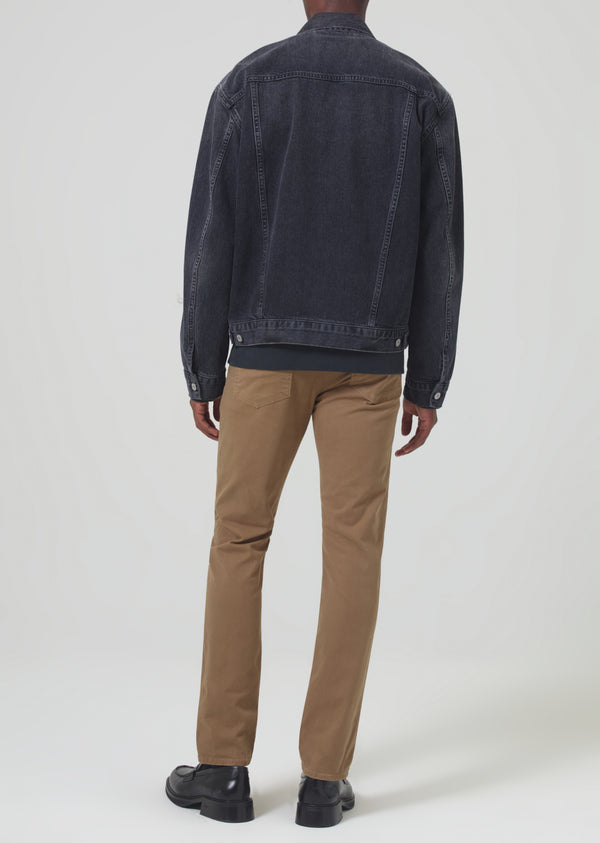 Gold Sign London Tapered Slim Stretch Twill In Dark Khaki