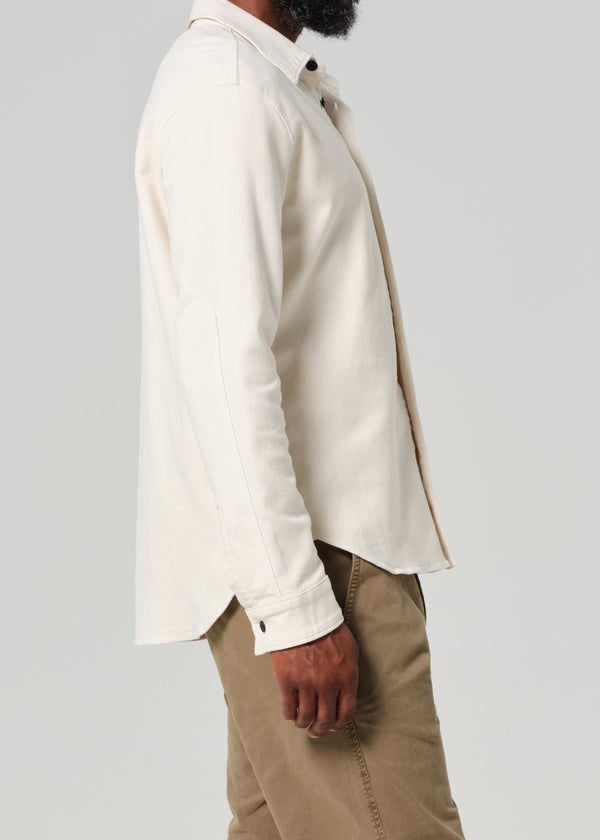 Gold Sign Luca Bucket Dye Shirt French Terry In Spectral