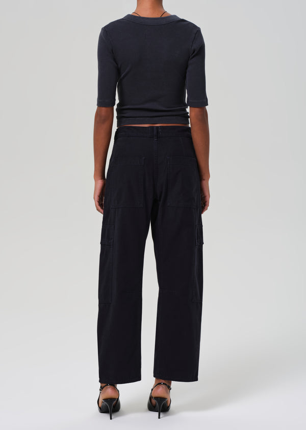 Gold Sign Marcelle Low Slung Easy Cargo In True Navy