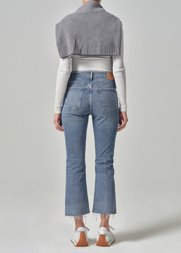 Gold Sign Maternity Isola Mid Rise Cropped Boot In Ascent