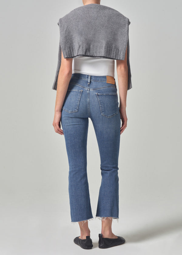 Gold Sign Maternity Isola Mid Rise Cropped Boot In Lawless