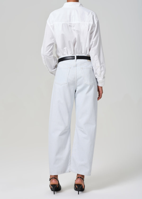 Gold Sign Miro Rework Relaxed Jean In Marine Stripe