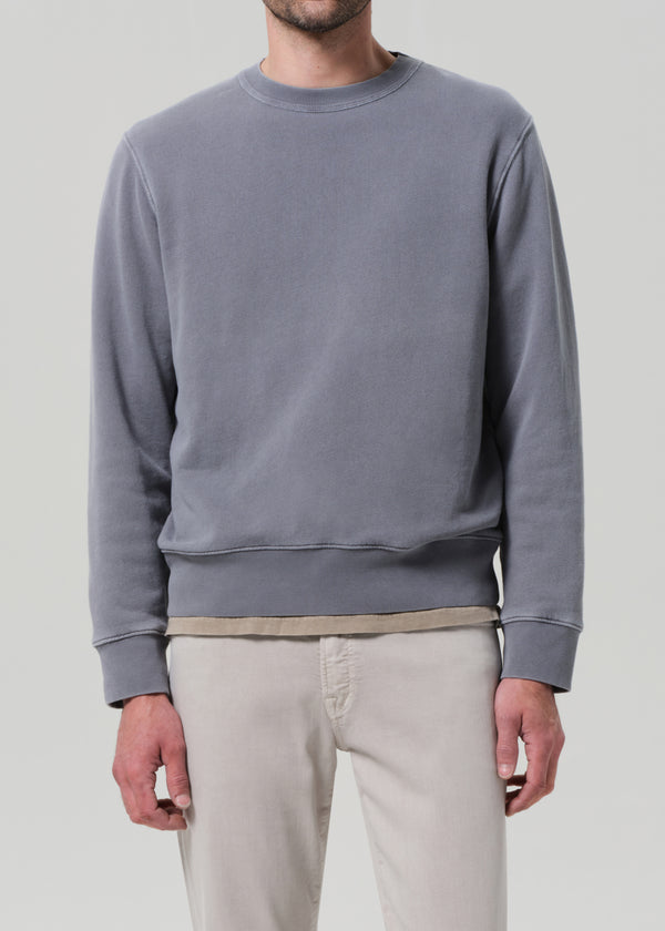 Gold Sign Vintage Crewneck Sweatshirt In Heron Grey