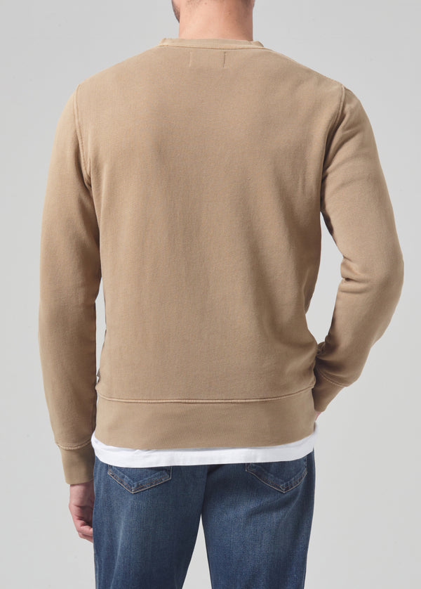 Gold Sign Vintage Crewneck Sweatshirt In Khaki Classic