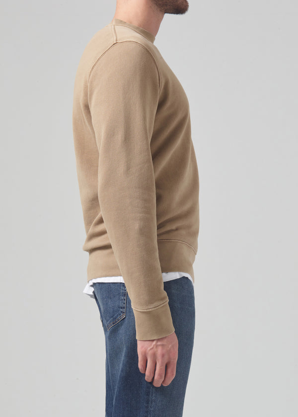 Gold Sign Vintage Crewneck Sweatshirt In Khaki Classic