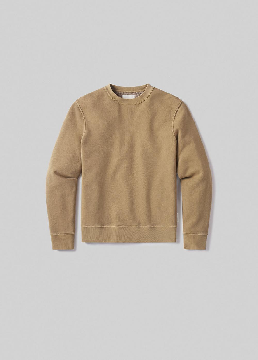 gold sign Vintage Crewneck Sweatshirt In Khaki Classic