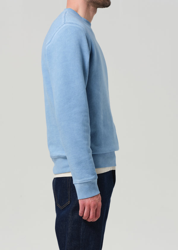 Gold Sign Vintage Crewneck Sweatshirt In Light Indigo