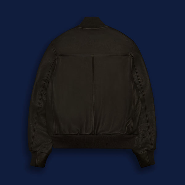 Golden Bear Sportswear THE ASHBURY - Dark Brown Leather Classic Fit