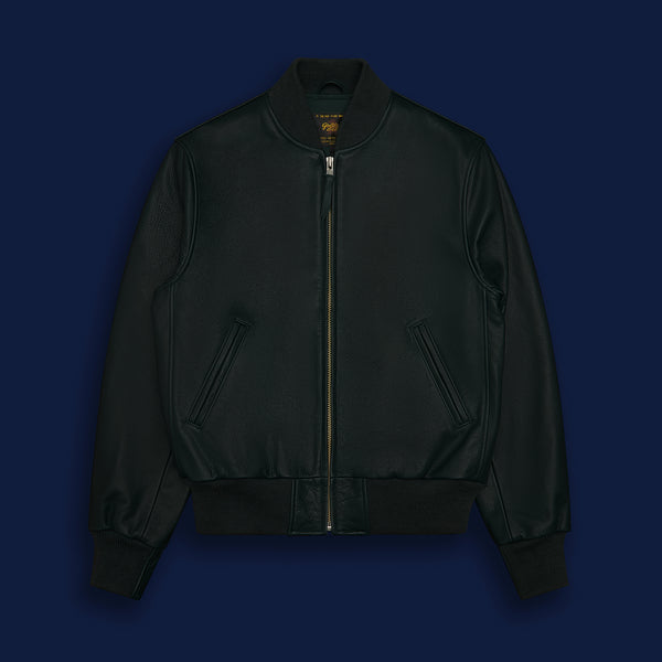 Golden Bear Sportswear THE ASHBURY - Forest Aniline Leather Contemporary Fit