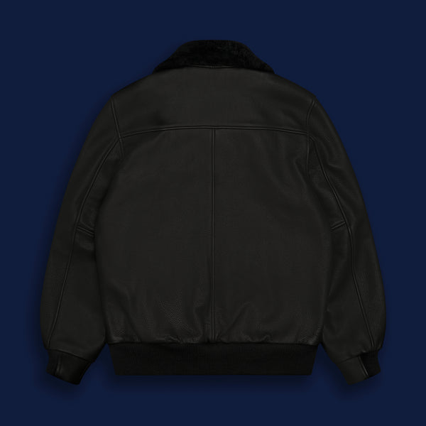 Golden Bear Sportswear THE CARTER - Black Leather Contemporary Fit