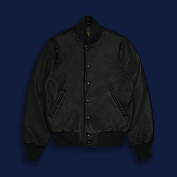 golden bear sportswear THE DUBOCE - Black Leather Contemporary Fit golden bear sportswear THE DUBOCE - Black Leather Contemporary Fit