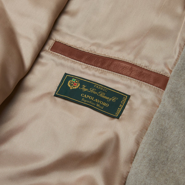 Golden Bear Sportswear THE HARDING - Oatmeal Lux Wool Tailored Classic Fit