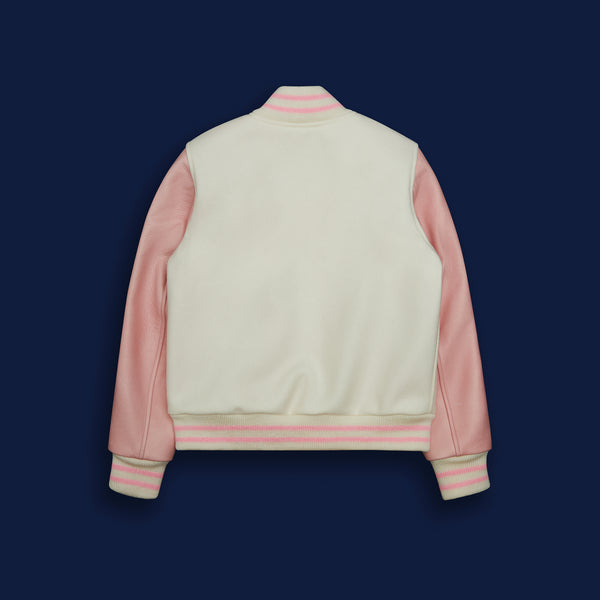 Golden Bear Sportswear THE PINT SIZE - Natural Melton Wool/Pink Leather Kids Fit