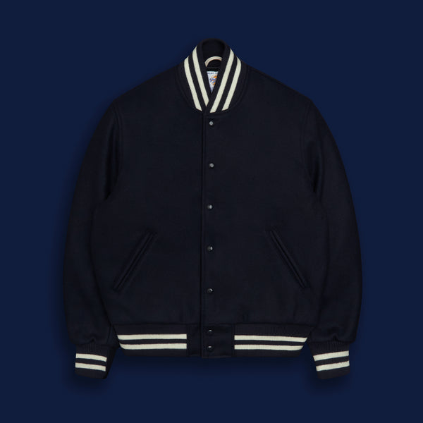 golden bear sportswear THE PORTOLA - Navy Wool/Striped Cuff Classic Fit