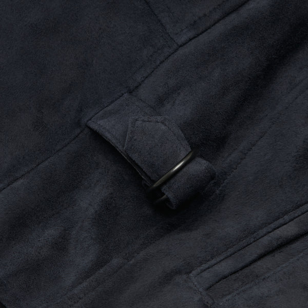 Golden Bear Sportswear THE WATERFRONT - Dark Navy Suede Contemporary Fit