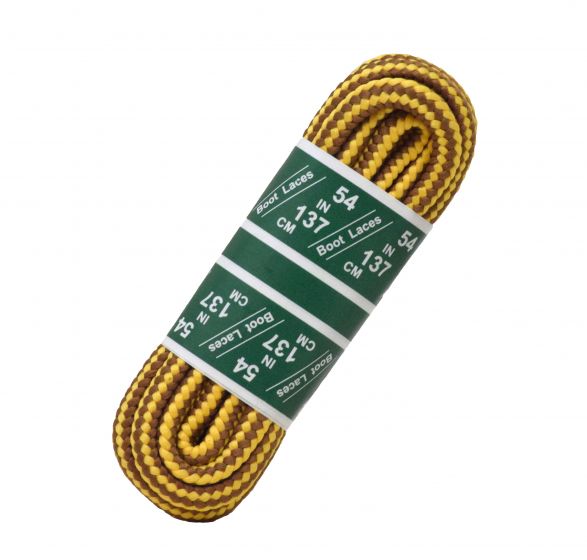 golden fox 54" Gold Tan FS Round Laces - Made in EU